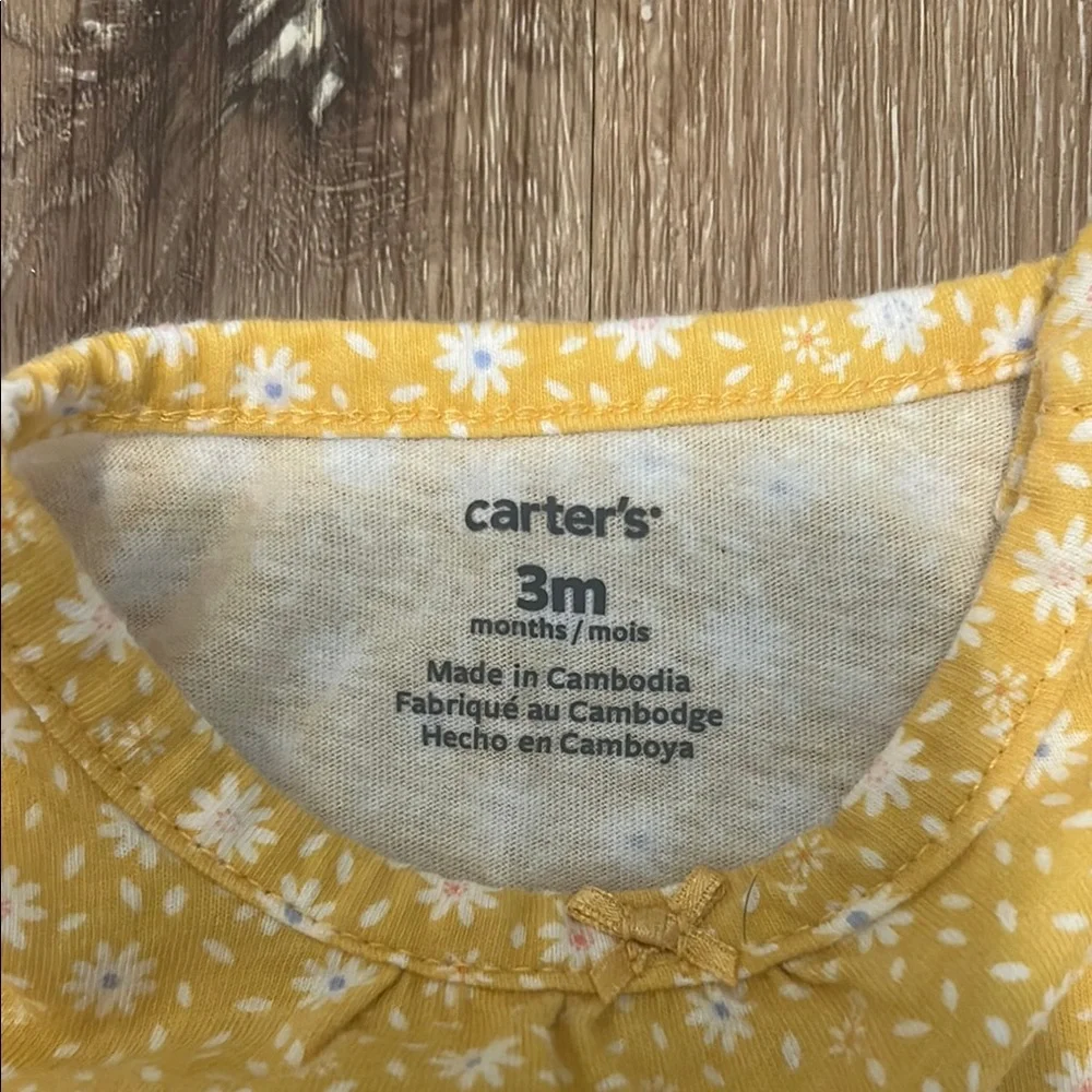 Carter's Sunny Floral Baby Bodysuit